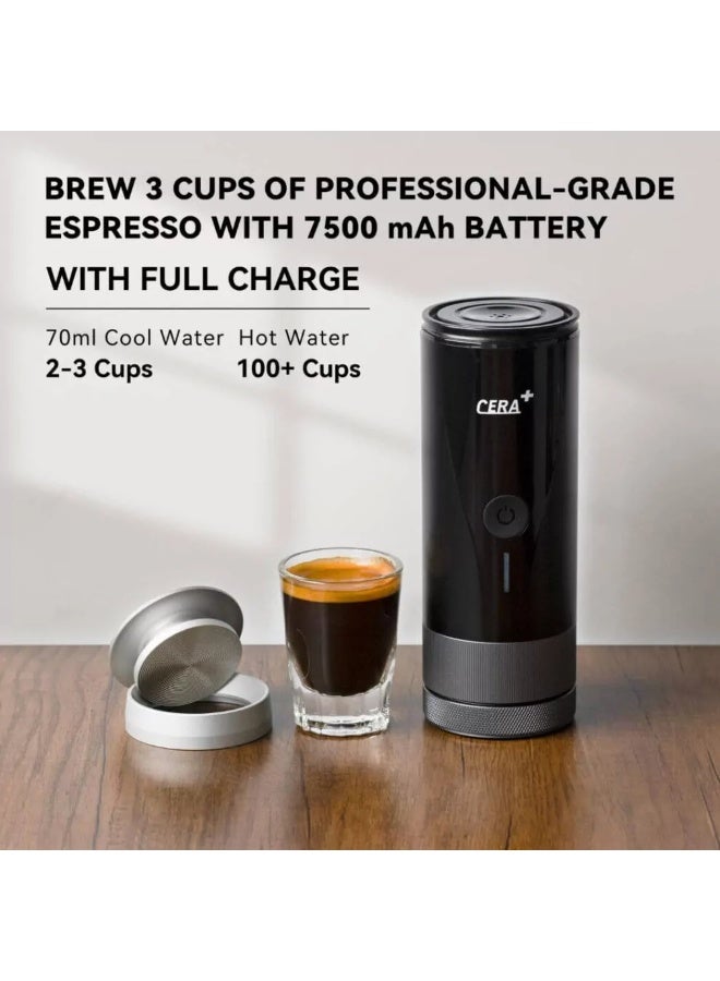 ceraplus CERA+ PRO Portable Espresso Machine Ultra fine Grind - Image 4